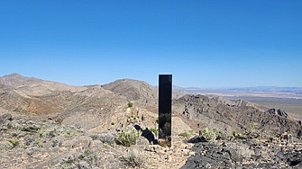 Портал към друга вселена: Мистериозен монолит се появи близо до Лас Вегас