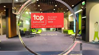 Yettel отново е Top Employer, с резултат над средния за телеком бранша в света