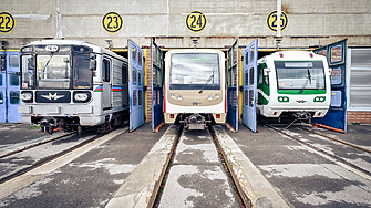 Представиха новите влакове за метрото в София (снимки)