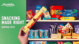 Mondelez отчита успехи: Почти 100% устойчиво какао и нови цели за климата в доклада за 2025 г.