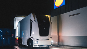 Камион без кабина и шофьор: Lidl тества автономен транспорт за доставки