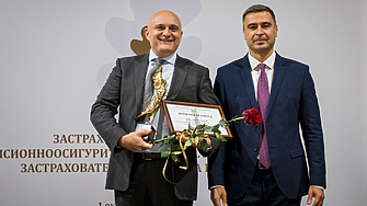 Изпълнителният директор на БУЛСТРАД Иво Груев с награда за цялостен принос към българското застраховане