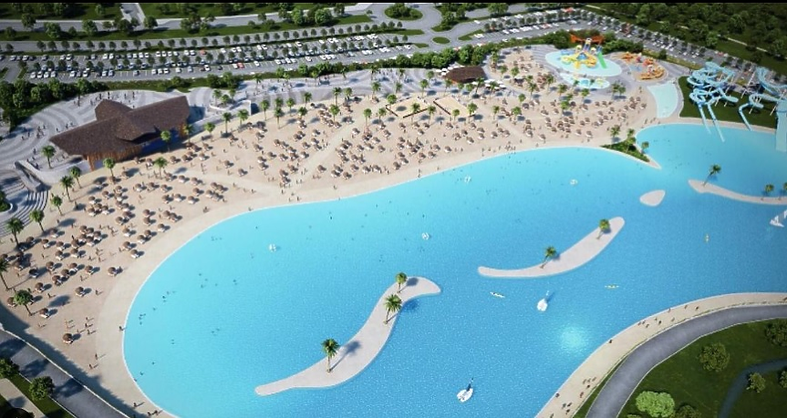 Най-големият изкуствен плаж в Европа отваря врати през следващата година