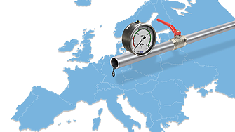 Спад на потреблението на газ в Европа с близо 18% 