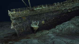 Нови 3D изображения показват потъналия Титаник