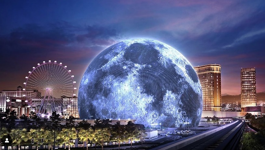 Най-голямата сферична структура в света откриват в Лас Вегас