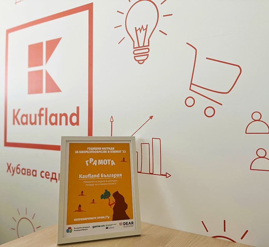 Kaufland с отличие за отговорeн бизнес на Годишните награди за биоразнообразие и климат