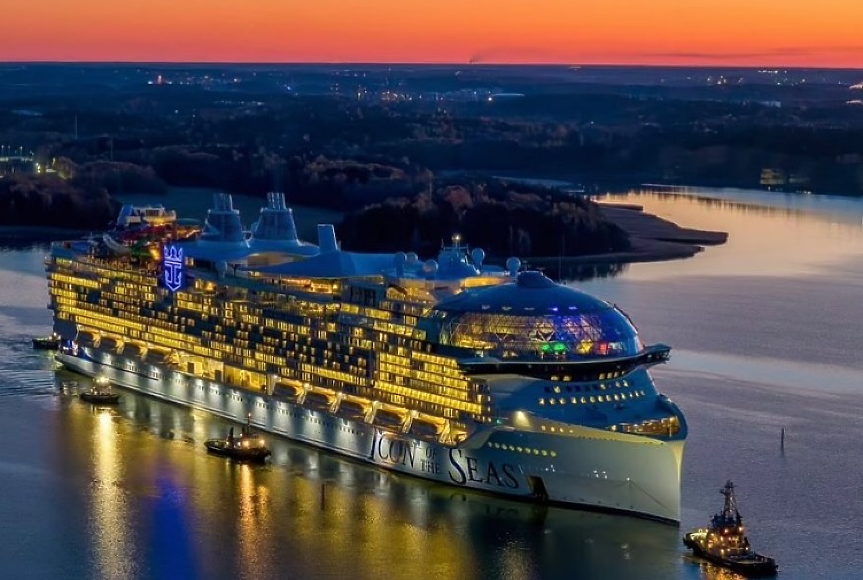Royal Caribbean вече е собственик на най-големия круизен кораб в света