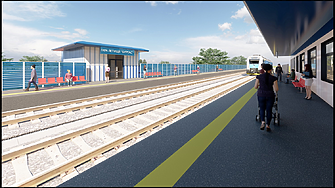 Как ще изглежда жп линията между гарата и летището в Бургас?