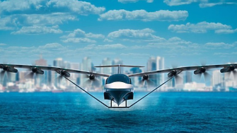 Електрически хидроплани, летящи ниско над водата, пращат фериботите в историята