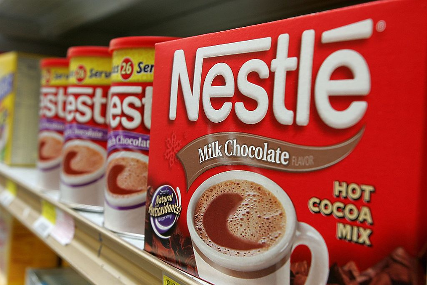 Nestlé с ръст на продажбите от 2.1% за първото полугодие