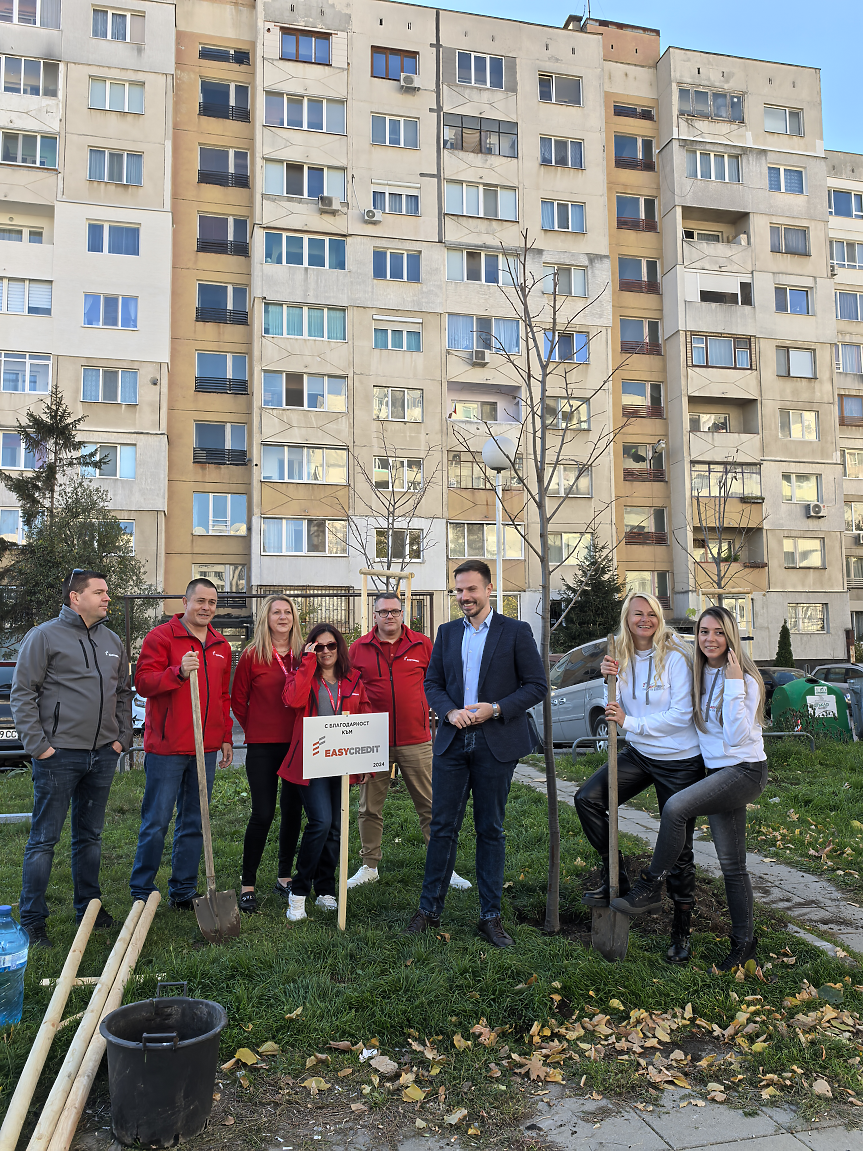 Засаждане на липите в Левски Г