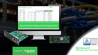 Schneider Electric с по-високо ниво сертификат за киберсигурност за NMC3