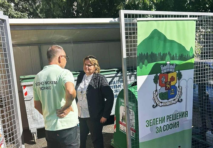 В първи квартал в София боклукът се събира в затворени зелени острови