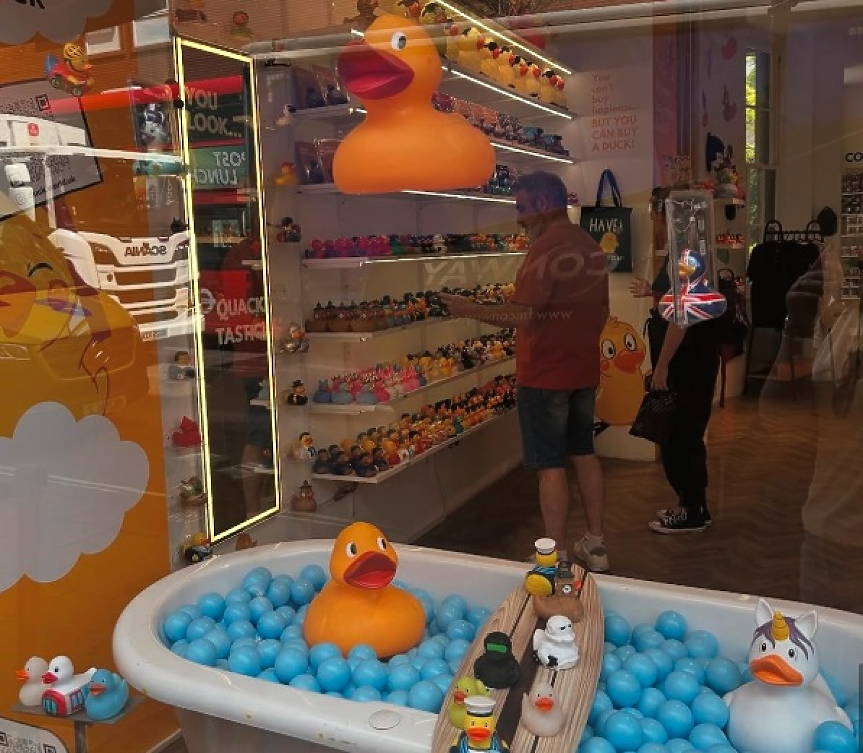 Историята на успеха на веригата магазини за гумени патета Duck World
