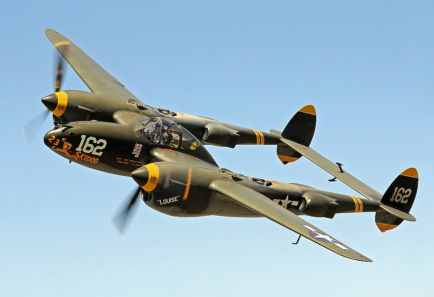 военен самолет Lockheed P-38 Lightning / Уикипедия