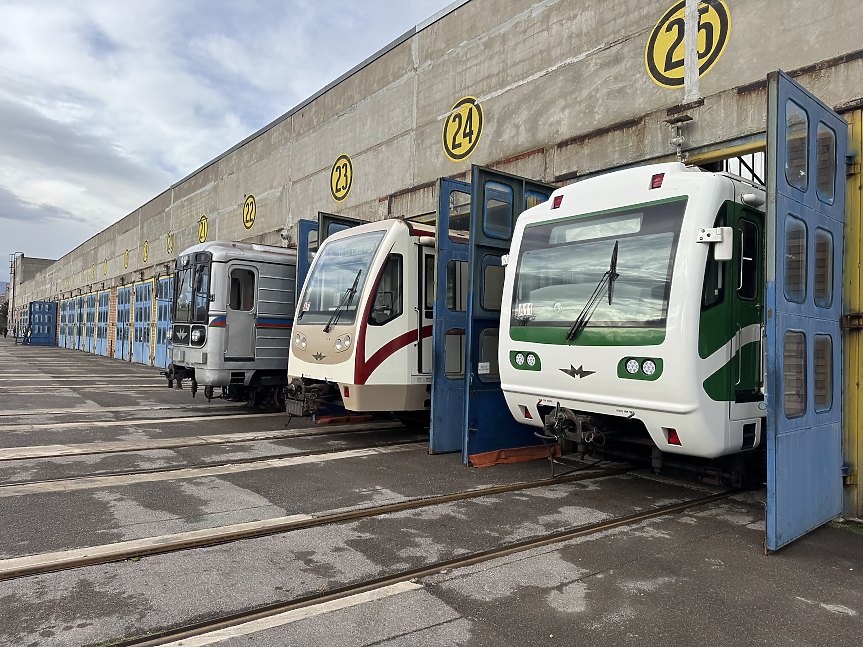 Новите влакове на софийското метро; ©Метрополитен
