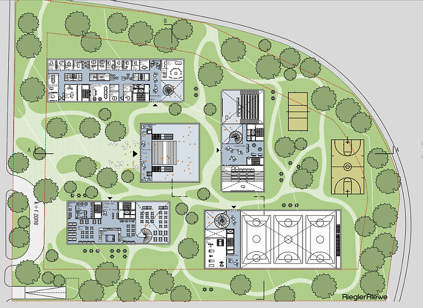 Проект на новата сграда на Математическа гимназия „Д-р Петър Берон“; ©Община Варна
