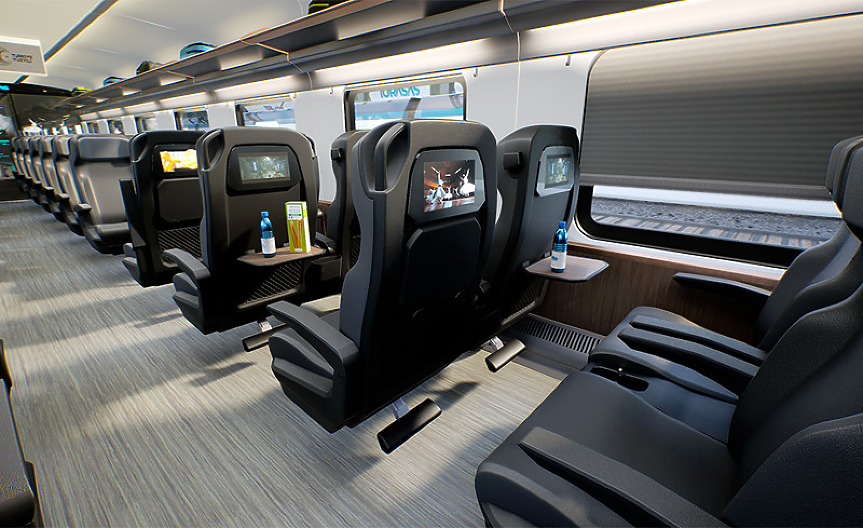 високоскоростен влак в Турция / Снимки: TURASAS