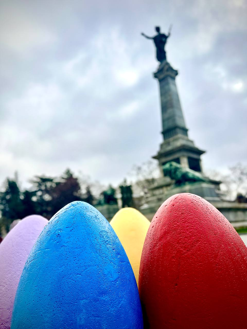 Русе с празнична украса за Великден; ©Община Русе