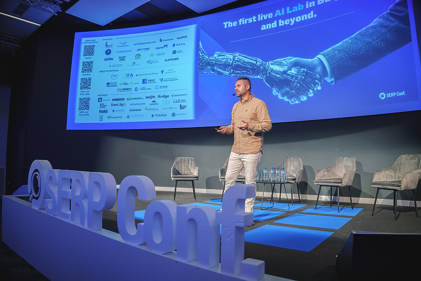 Никола Минков, основател на SEO Agency Serpact / Снимки: Serp. Conf. 2026