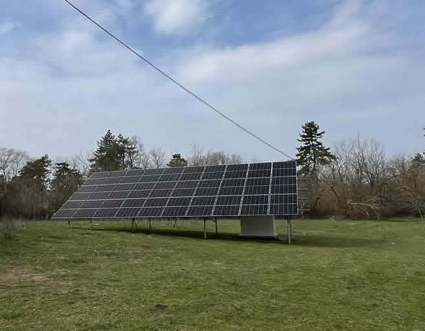 Община Русе изгради 14 фотоволтаични системи за улично осветление в 10 населени места; ©Община Русе