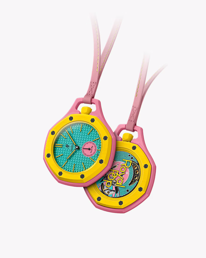 Джобен часовник на Swatch и Audemars Piguet (AP)