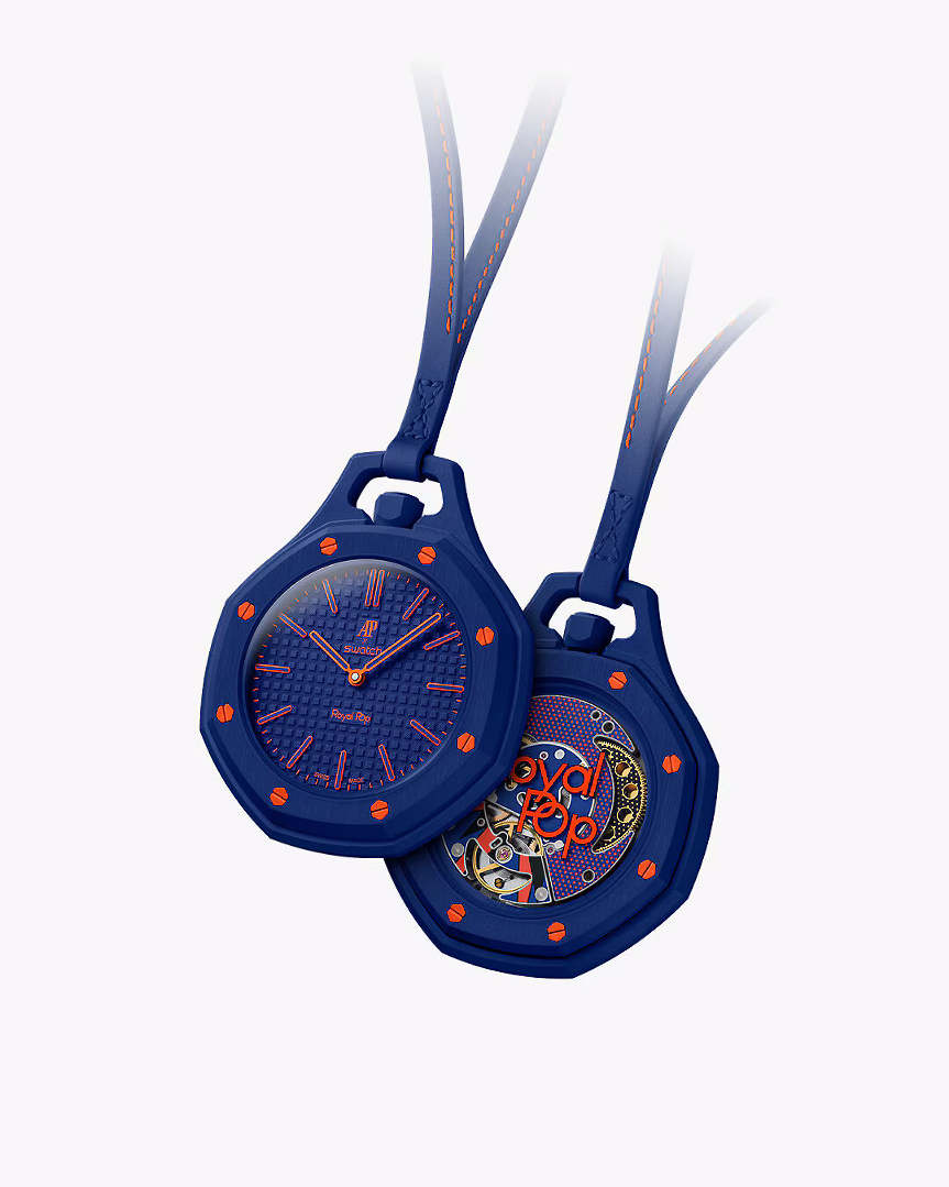 Джобен часовник на Swatch и Audemars Piguet (AP)