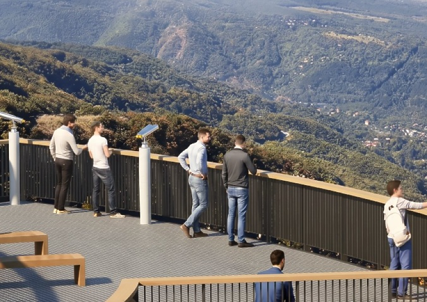 Изграждат панорамка площадка на Копитото