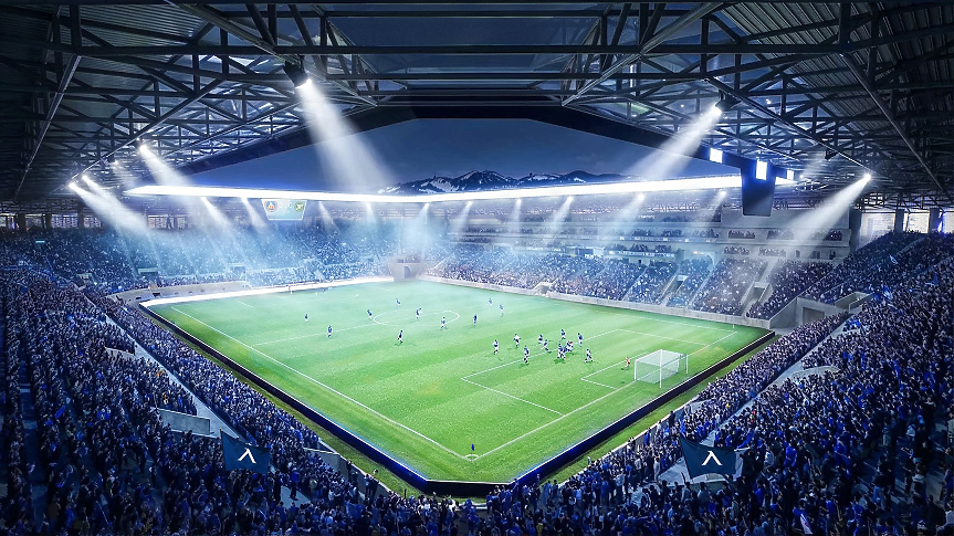 Футболен клуб „Левски“ представи концепцията си за за новия стадион „Георги Аспарухов“