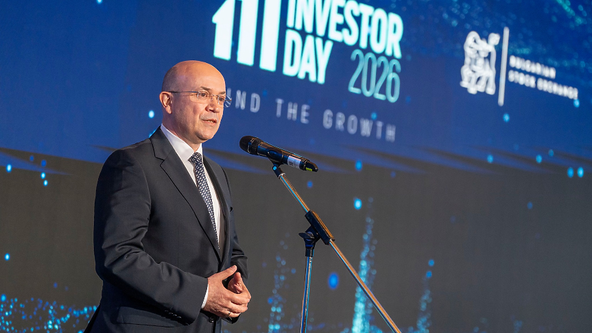 Investor Day 3.0 2026: Mind the Growth беше открит от изпълнителния директор на БФБ доц. д-р Маню Моравенов; ©БФБ