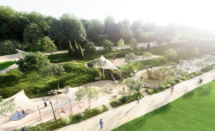 Нова Морска градина изграждат в Бургас (снимки)