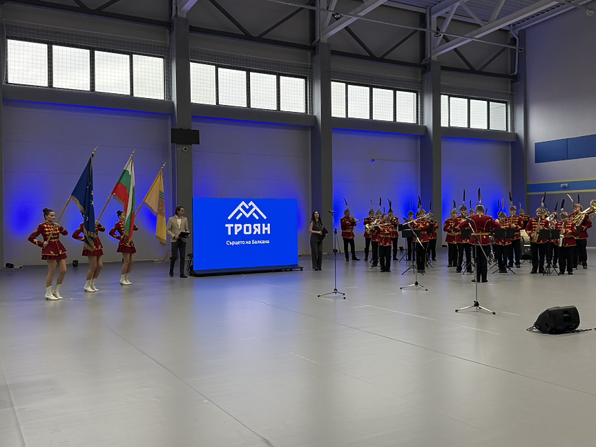 Новата спортна зала на Троян; ©Община Троян
