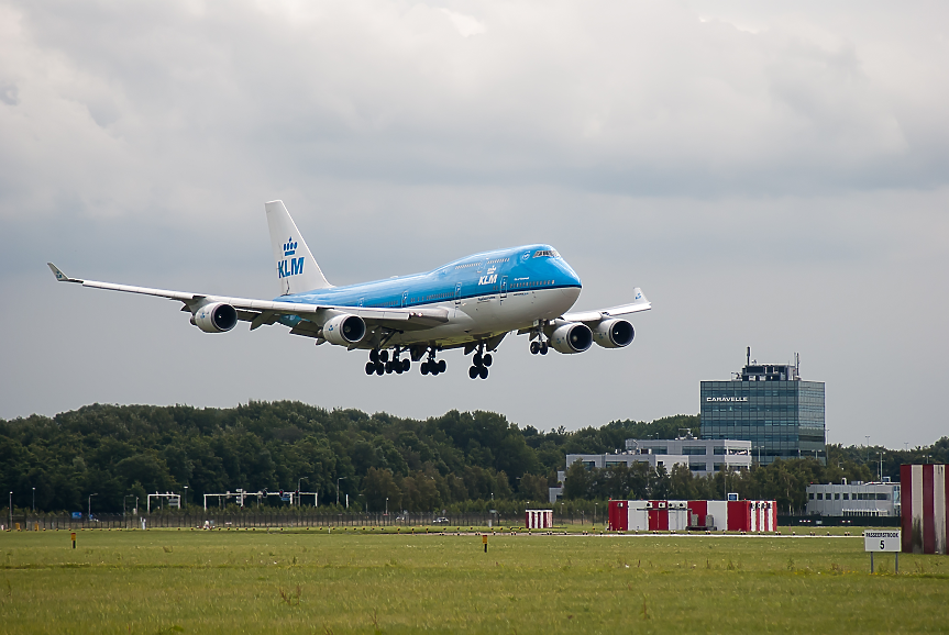 Самолет на&nbsp;KLM; ©Pixabay
