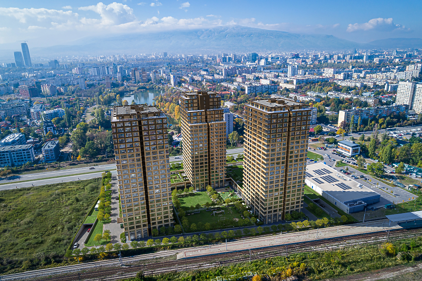 HYDE - комплекс от три 25-етажни кули в кв. 