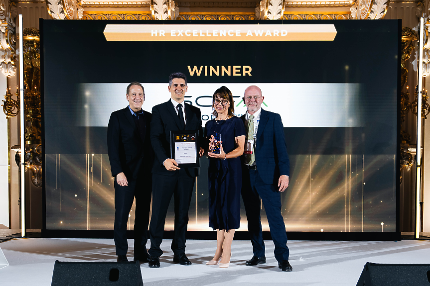 Летище „Васил Левски“ – София спечели престижната HR Excellence Award 2026 за иновации и управление на хора