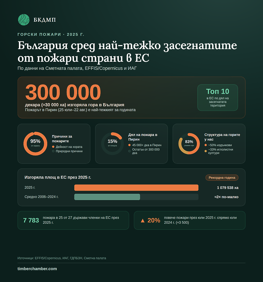 Пожари в България