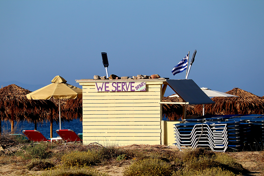 Плаж в Гърция; ©Pixabay