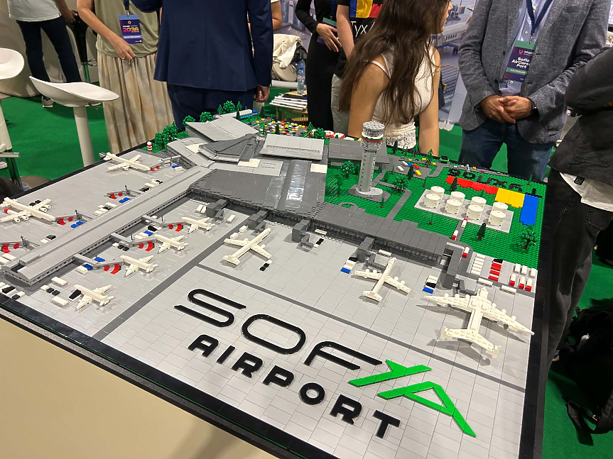 СОФ Кънект представи бъдещето на Летище София с LEGO модел на Терминал 3 / Снимки: Полина Пенчева, DBR