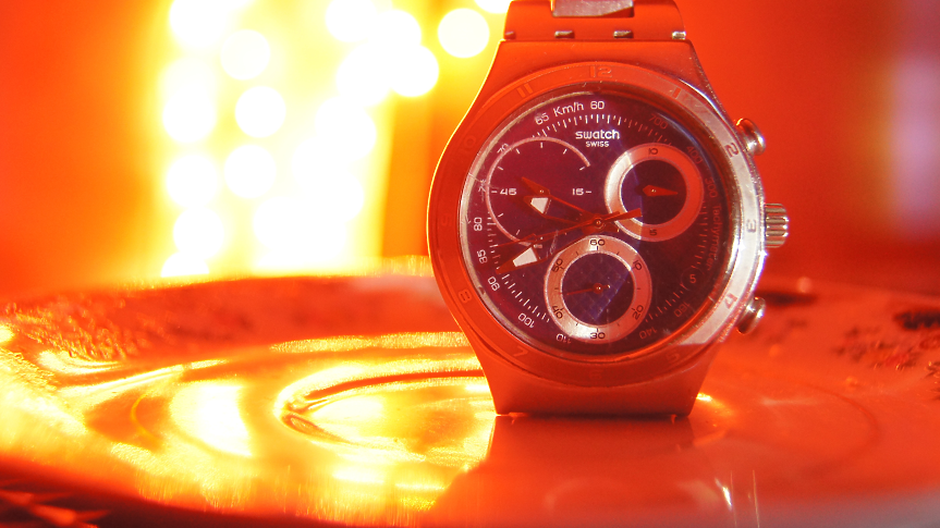 Часовник на Swatch; ©Pixabay