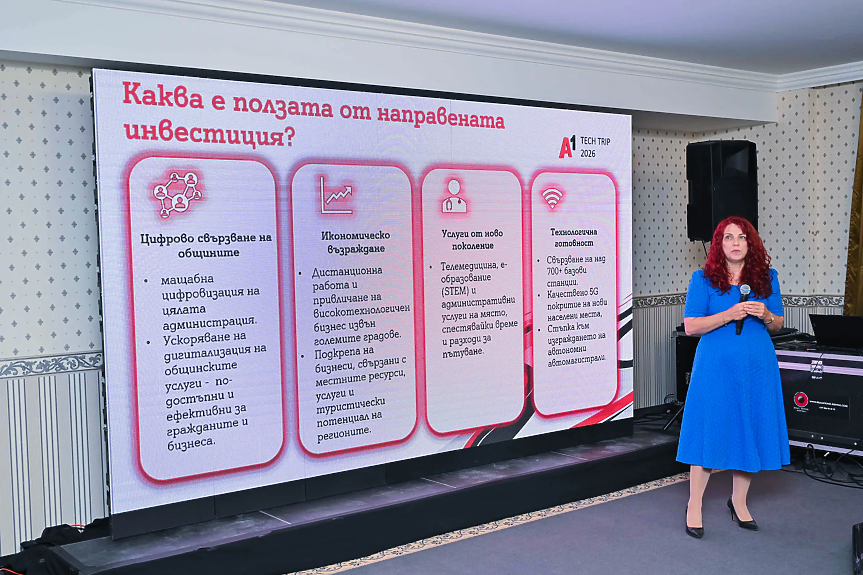 Валентина Иванова, старши мениджър „Планиране и развитие на оптичната мрежа“ в А1