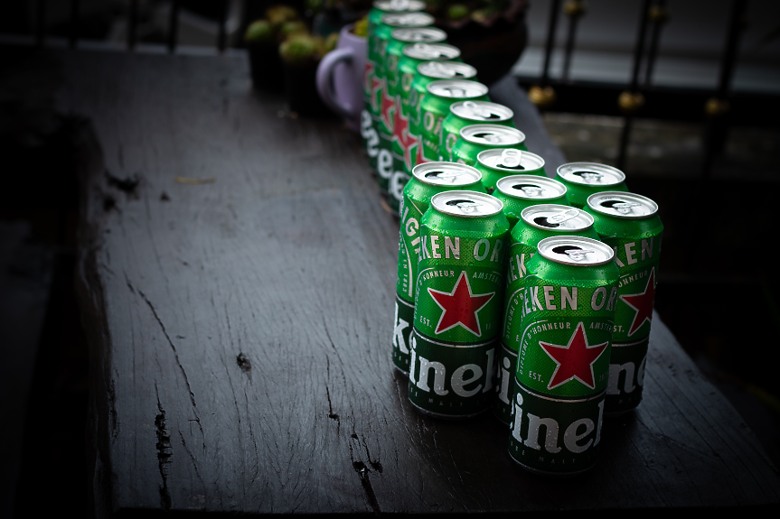 Кенчета бира Heineken; ©Pixabay